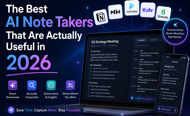 The Best AI Note Takers That Are Actually Useful in 2026