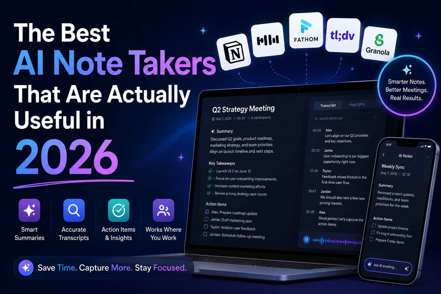 The Best AI Note Takers That Are Actually Useful in 2026