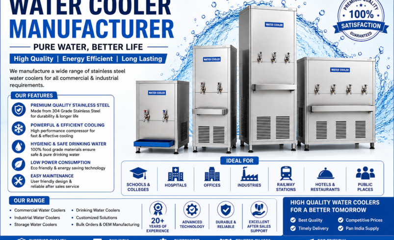 Top Qualities to Look for in a Reliable Water Cooler Manufacturer