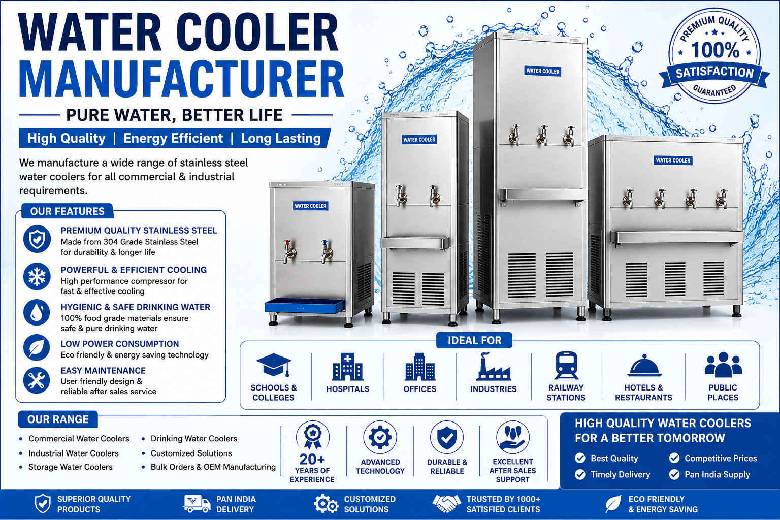Top Qualities to Look for in a Reliable Water Cooler Manufacturer