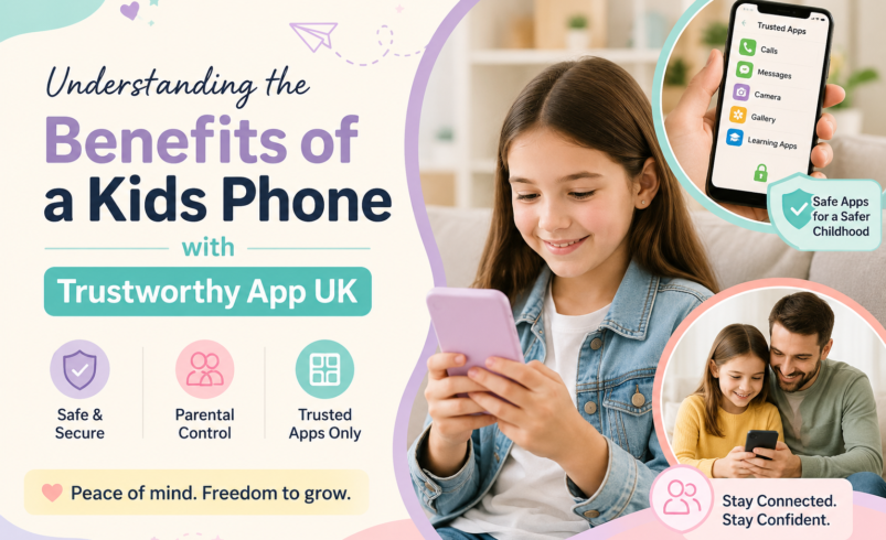 Understanding the Benefits of a Kids Phone with Trustworthy App UK