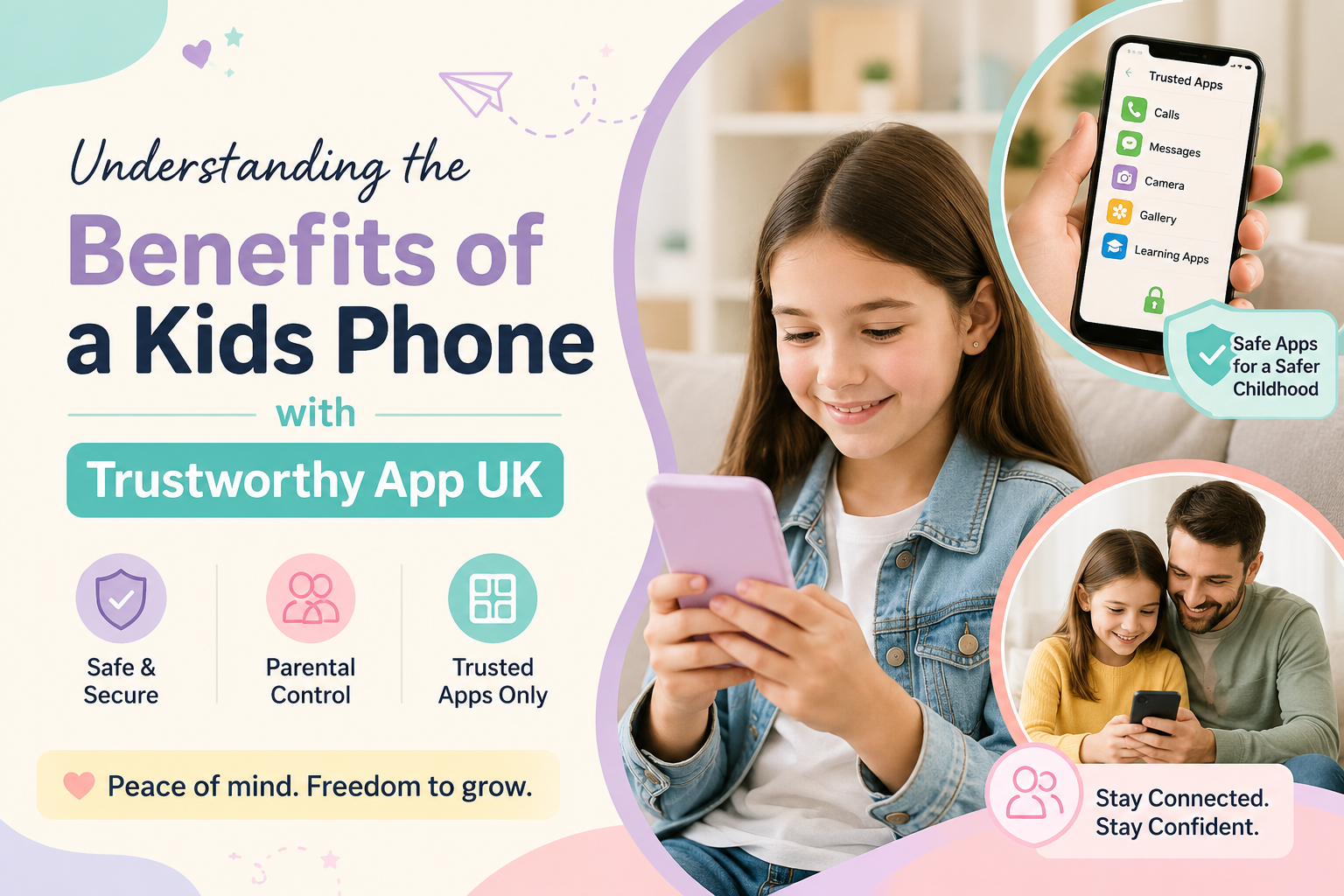 Understanding the Benefits of a Kids Phone with Trustworthy App UK