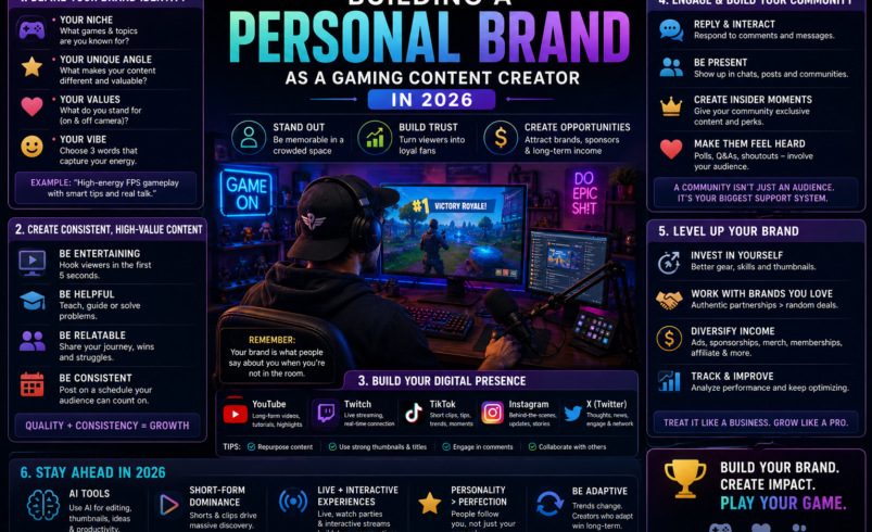 Building a Personal Brand as a Gaming Content Creator in 2026