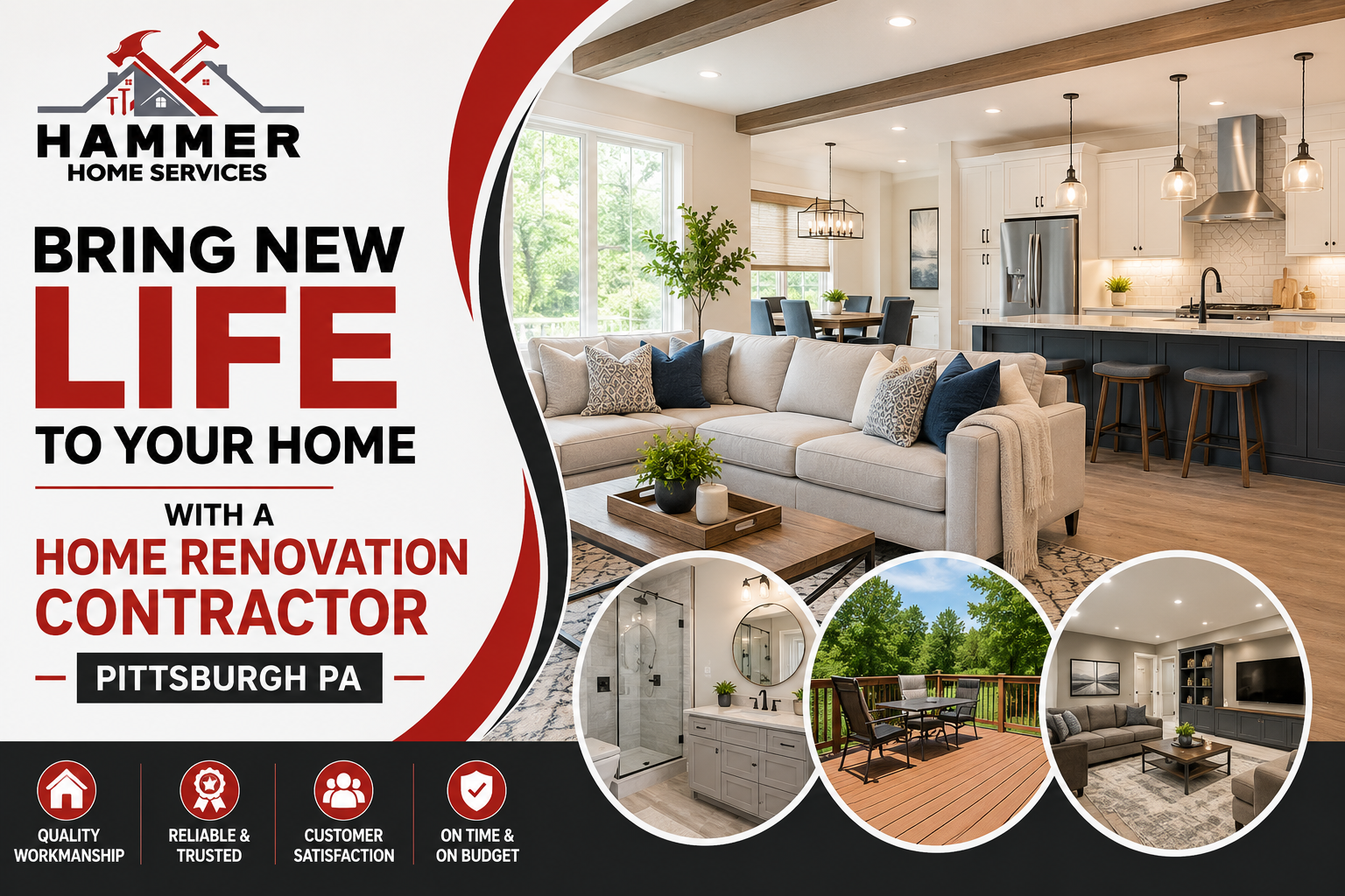 Bring New Life To Your Home With A Home Renovation Contractor Pittsburgh PA