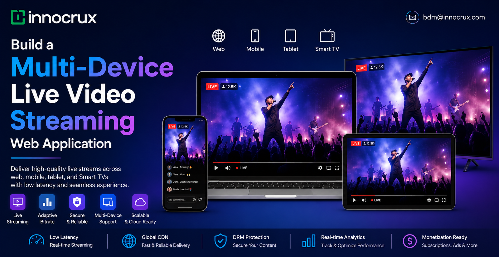 Build a Multi-Device Live Video Streaming Web Application