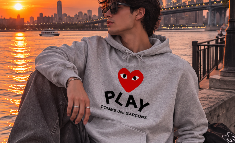 Comme des Garcons Hoodie Keeps Casual Looks Looking Premium