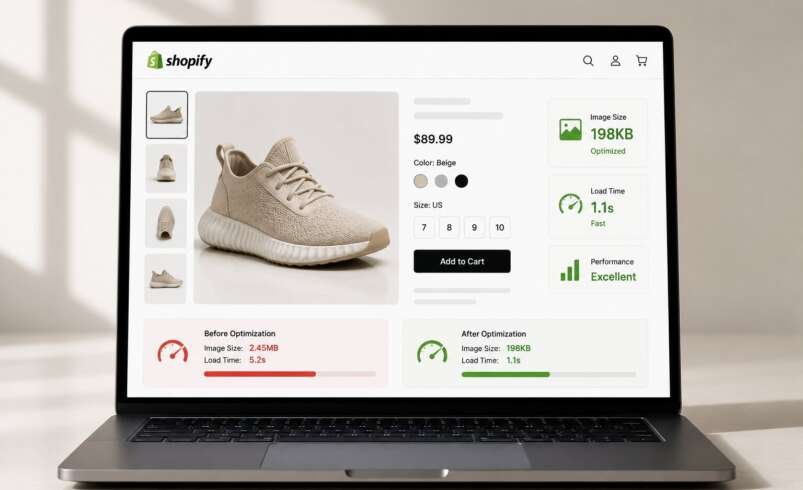 Why Optimized Product Photos Are the Secret to Faster Shopify Stores