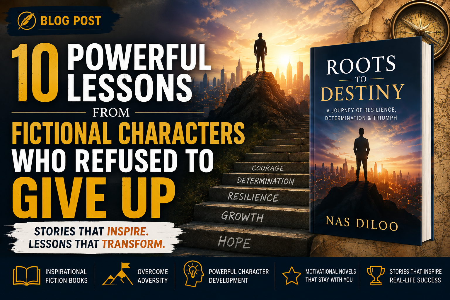 10 Powerful Lessons from Fictional Characters Who Refused to Give Up