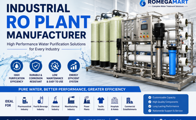 Industrial RO Plant Manufacturer – Customized Water Purification Systems for Industrial Success