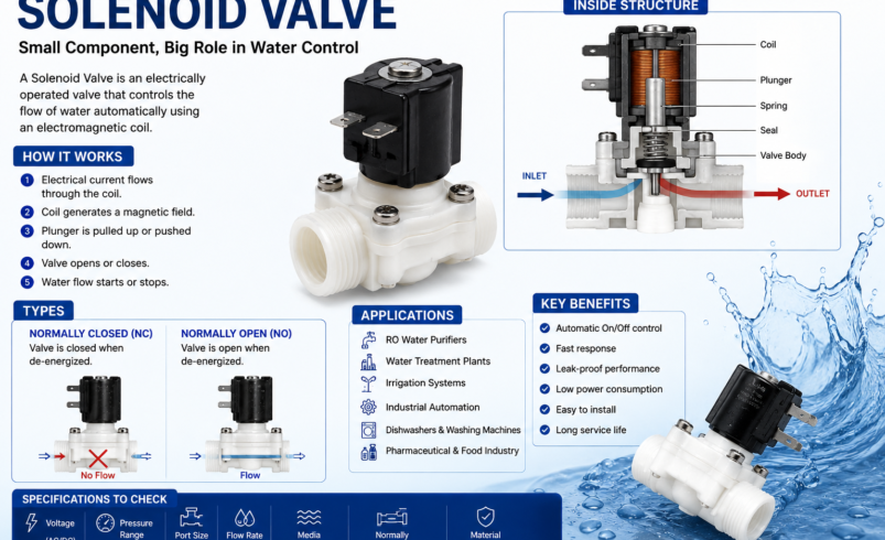 Solenoid Valve: The Silent Switch Behind Modern Water Purification Systems