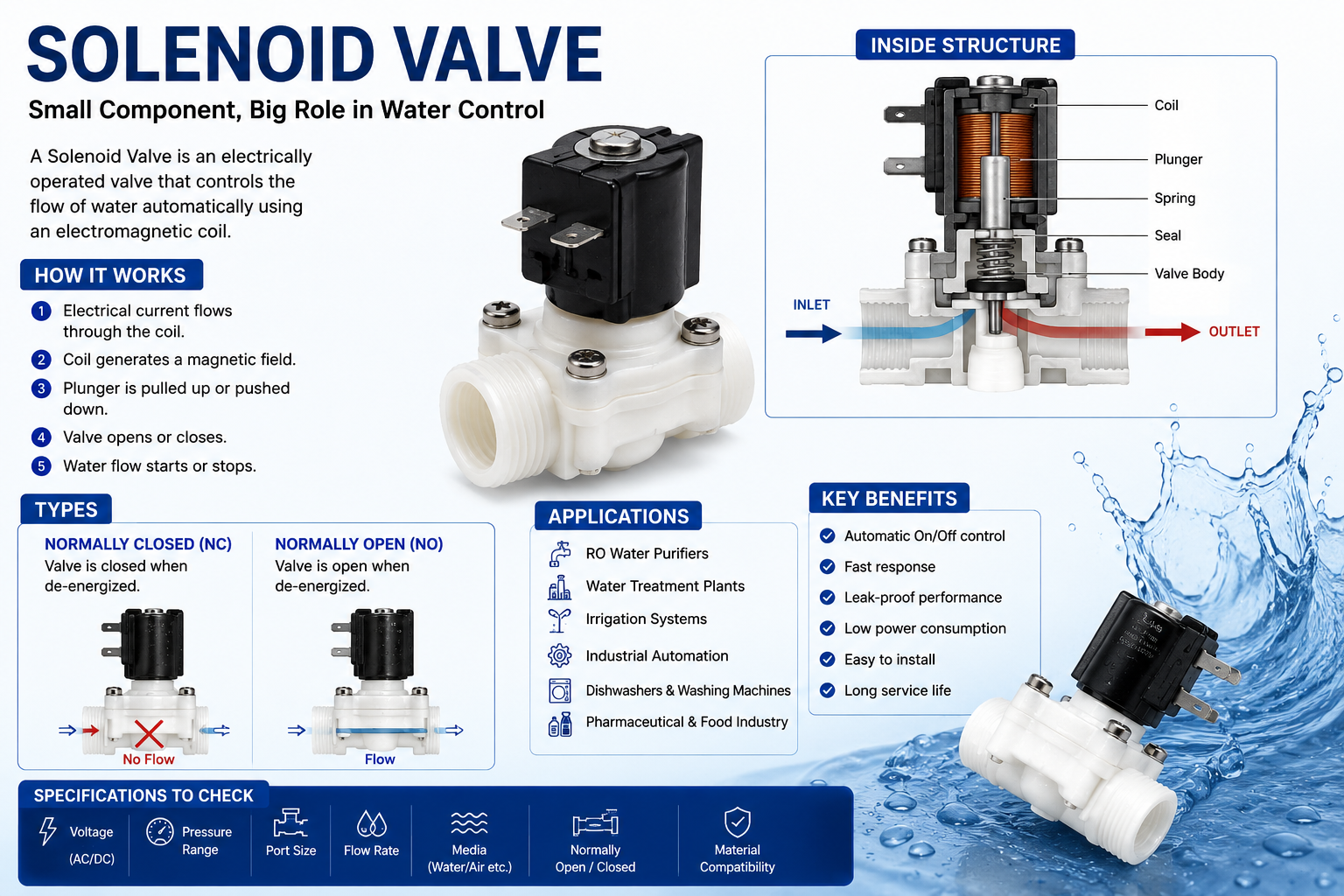 Solenoid Valve: The Silent Switch Behind Modern Water Purification Systems