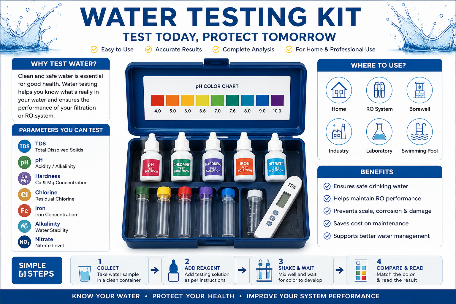 Water Testing Kit: The Water Quality Clues You Should Check Before Blaming Your RO System