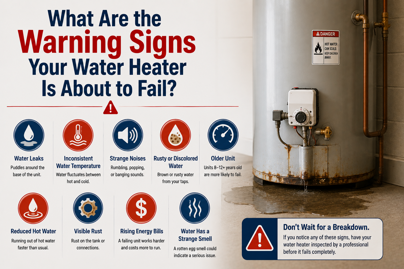 What Are the Warning Signs Your Water Heater Is About to Fail?