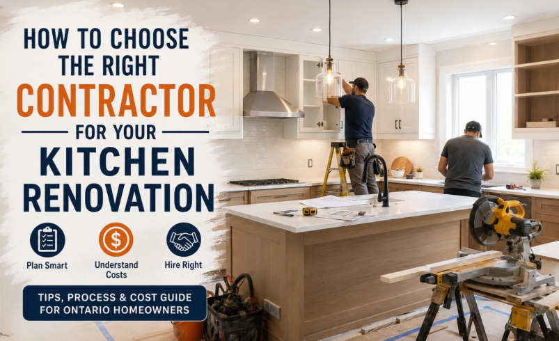 How to Choose the Right Contractor for Your Kitchen Renovation
