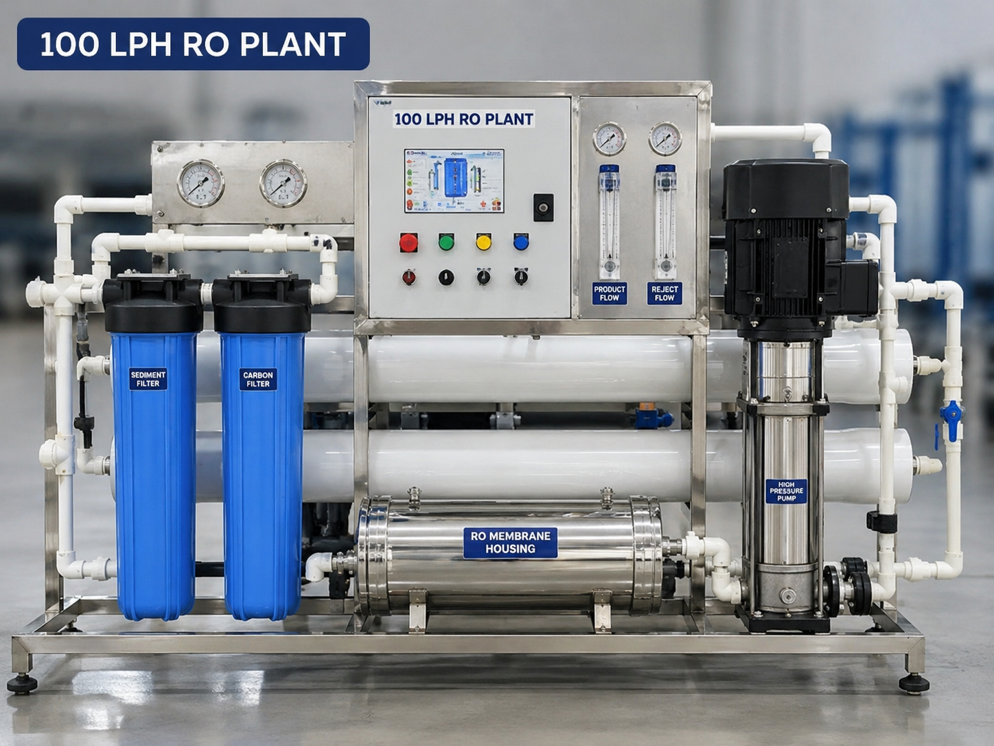 100 LPH RO Plant for Commercial Use: Building a Reliable Water System for Modern Businesses
