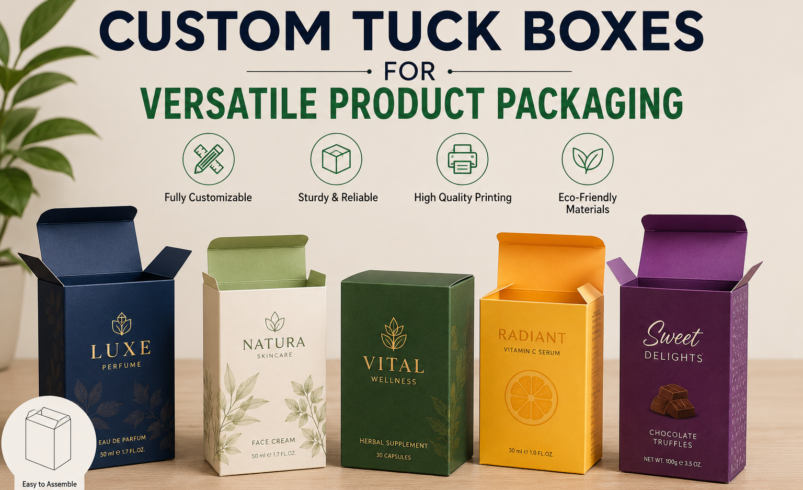 Custom Tuck Boxes for Versatile Product Packaging
