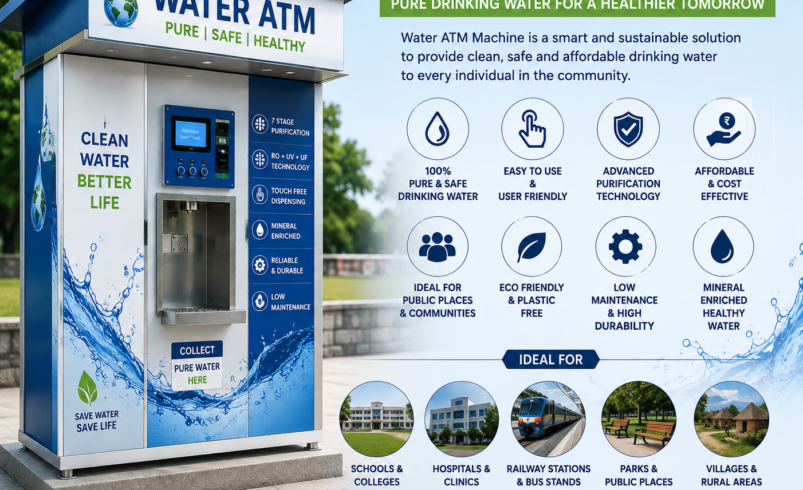 How Water ATM Machines Are Revolutionizing Safe Drinking Water Access Across India