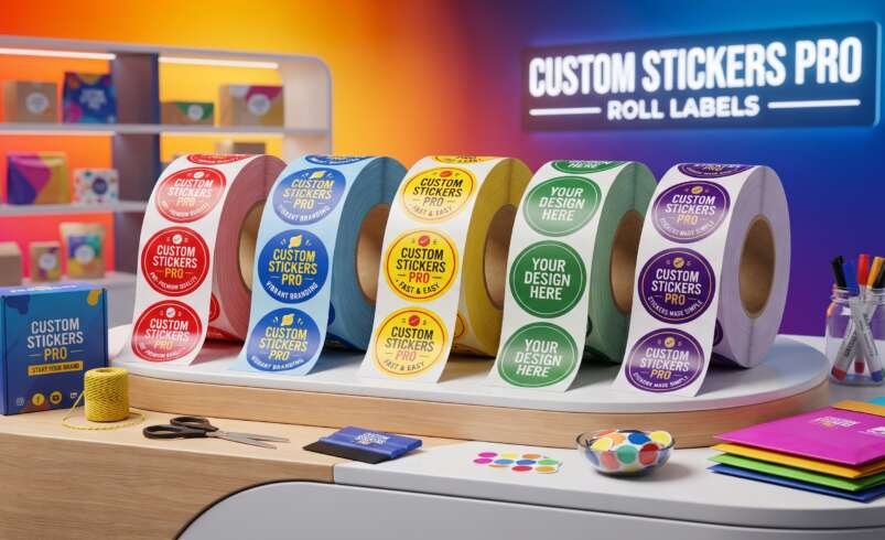 Make Your Brand Stand Out With Custom Circle Roll Labels