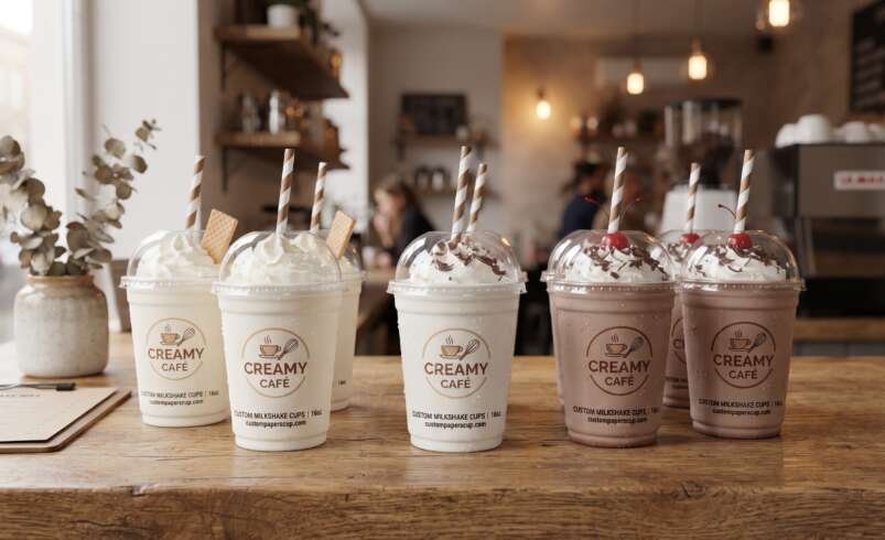 How Do Custom Milkshake Cups Change Presentation?