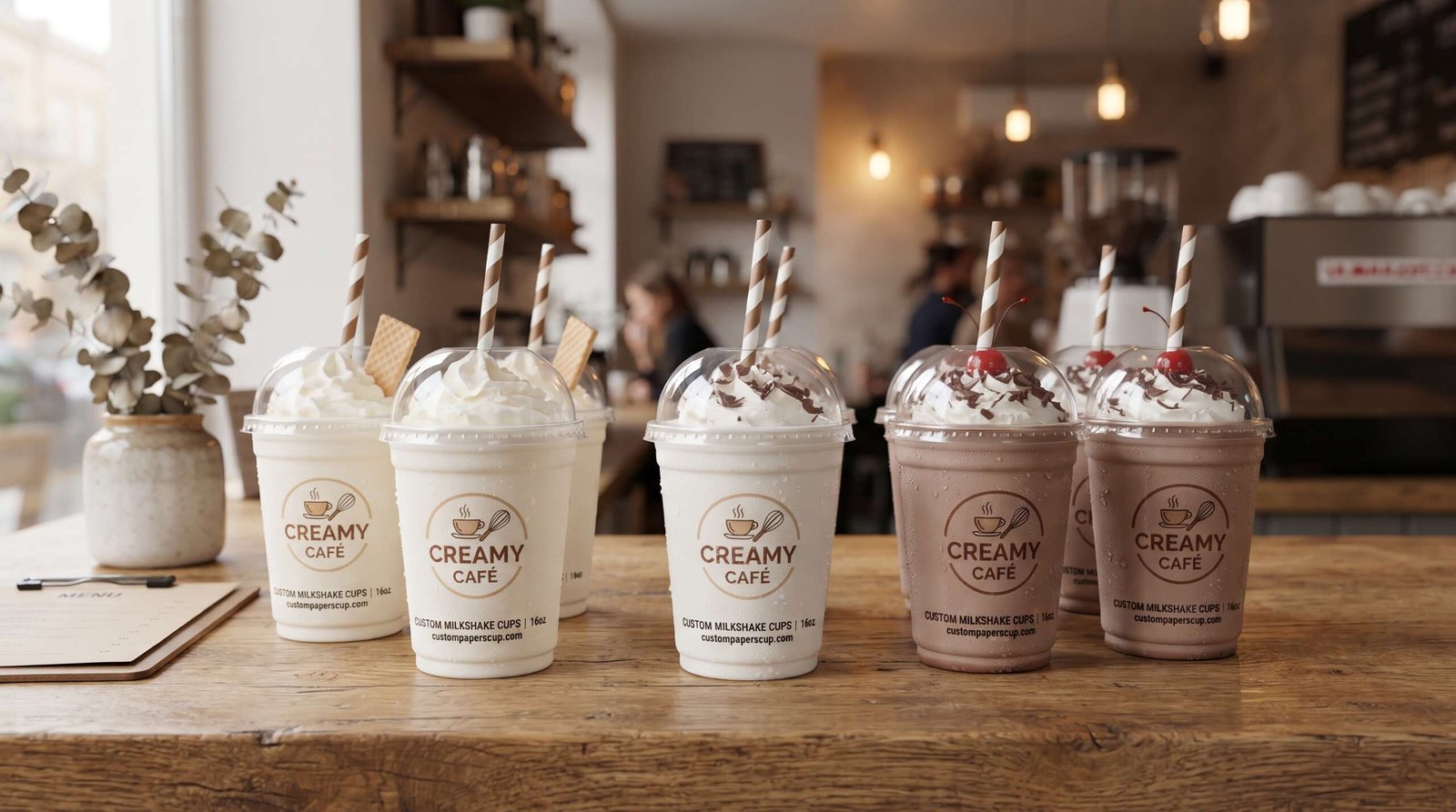 How Do Custom Milkshake Cups Change Presentation?