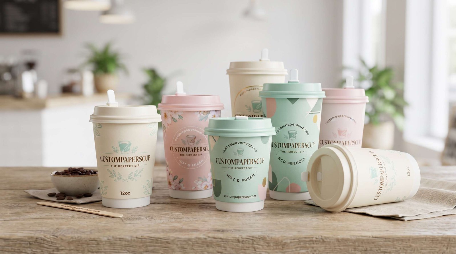 Custom Hot Cups for Easy Warm Drink Serving