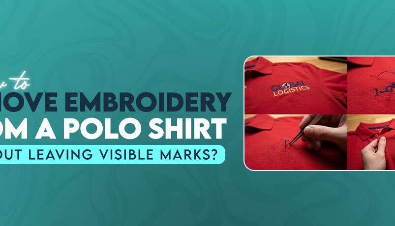 How to Remove Embroidery From a Polo Shirt Without Leaving Visible Marks?