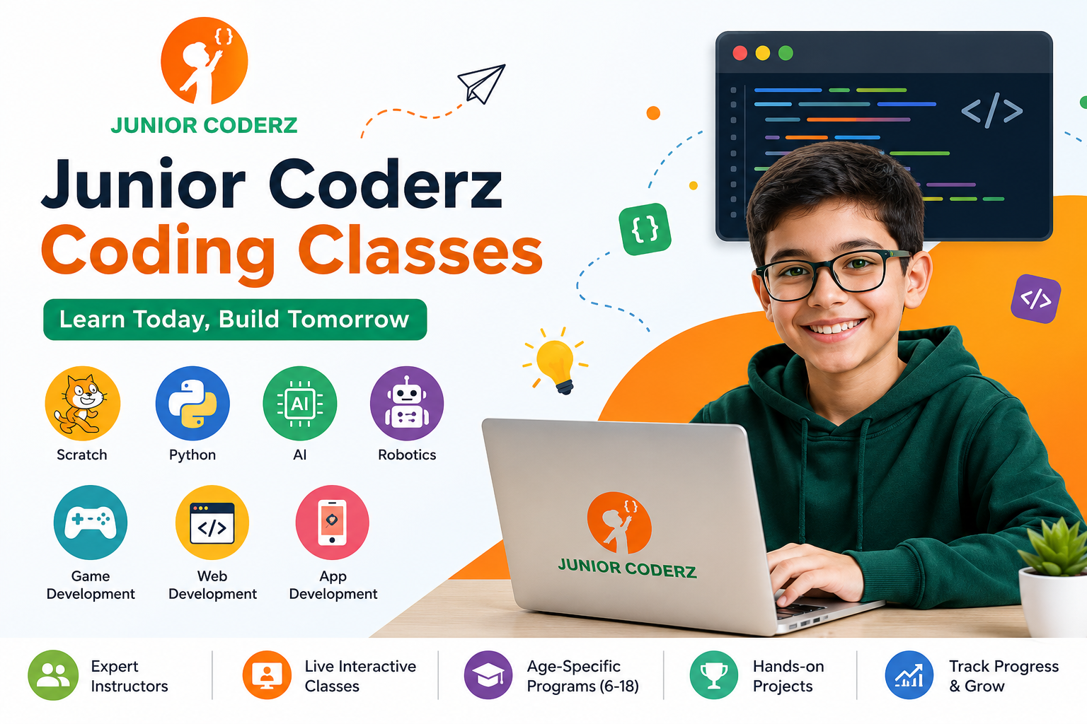 Junior Coderz Coding Classes: Helping Kids Learn and Create With Technology