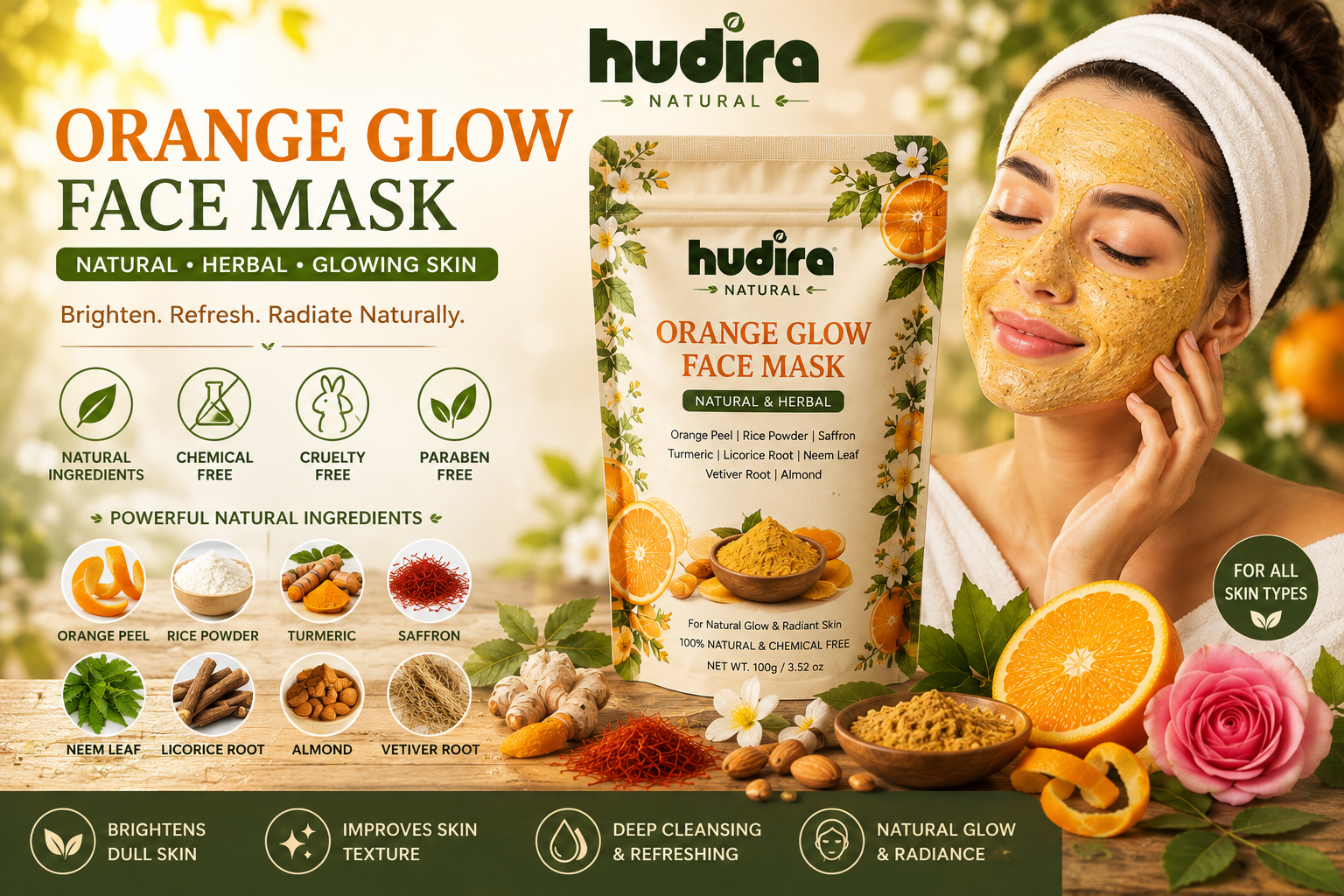 How an Orange Glow Face Mask Can Enhance Your Skincare Routine