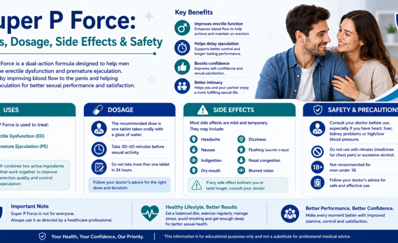 Super P Force: Uses, Dosage, Side Effects & Safety