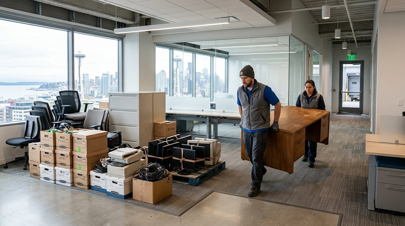 How to Handle Old Desks, Chairs, and Equipment During an Office Cleanout