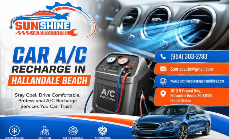 When Does Your Car Need an A/C Recharge? A Guide for Hallandale Beach Drivers