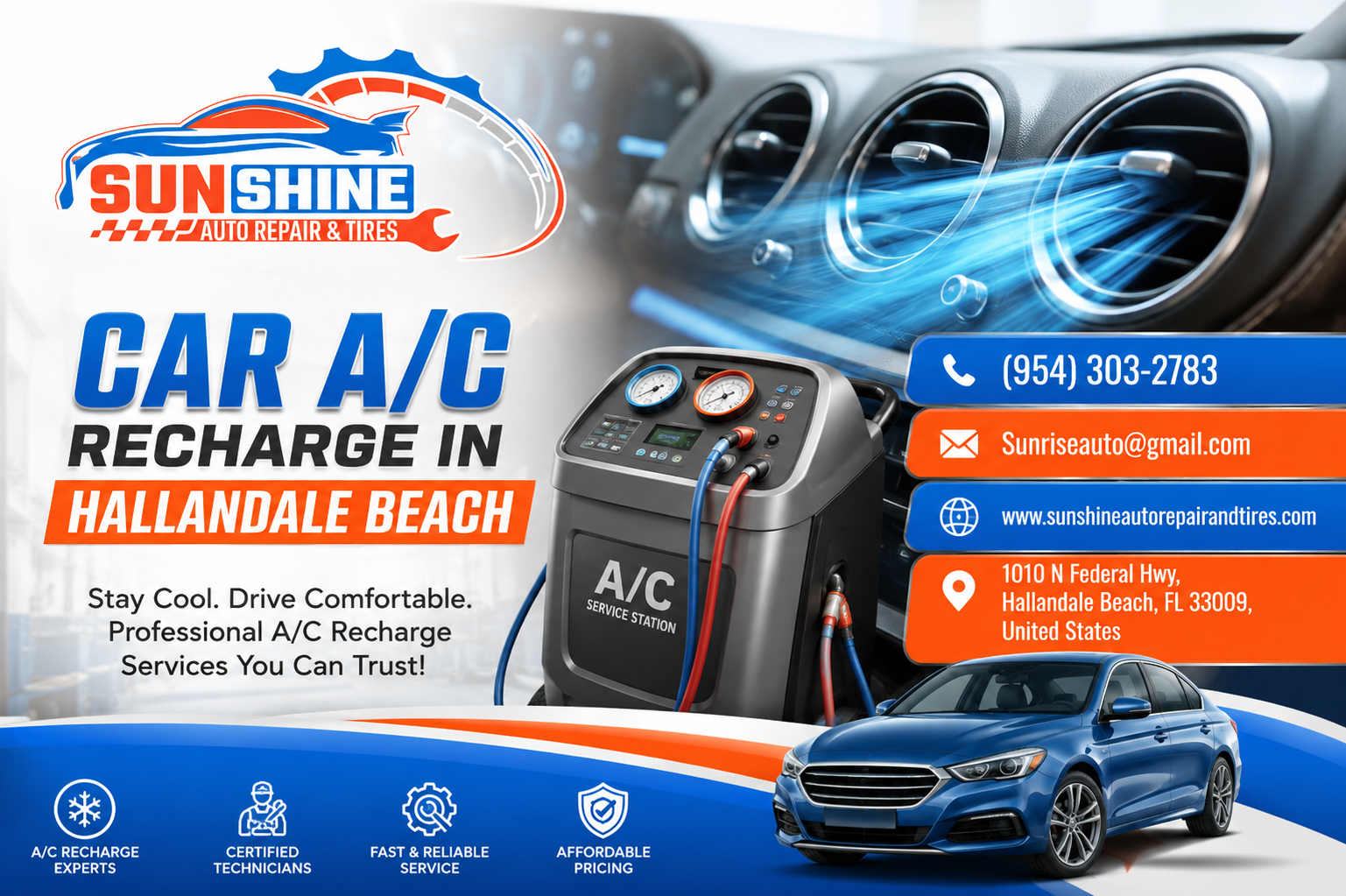 When Does Your Car Need an A/C Recharge? A Guide for Hallandale Beach Drivers