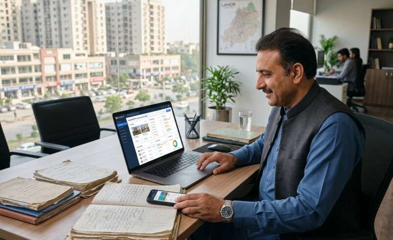 From Notebooks to Digital Records: How Pakistani Property Dealers Can Work More Efficiently