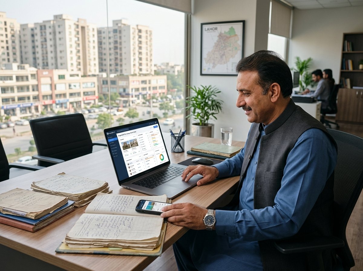From Notebooks to Digital Records: How Pakistani Property Dealers Can Work More Efficiently