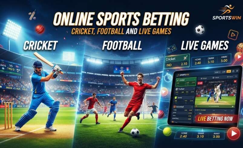 Online Sports Betting: Cricket, Football and Live Games