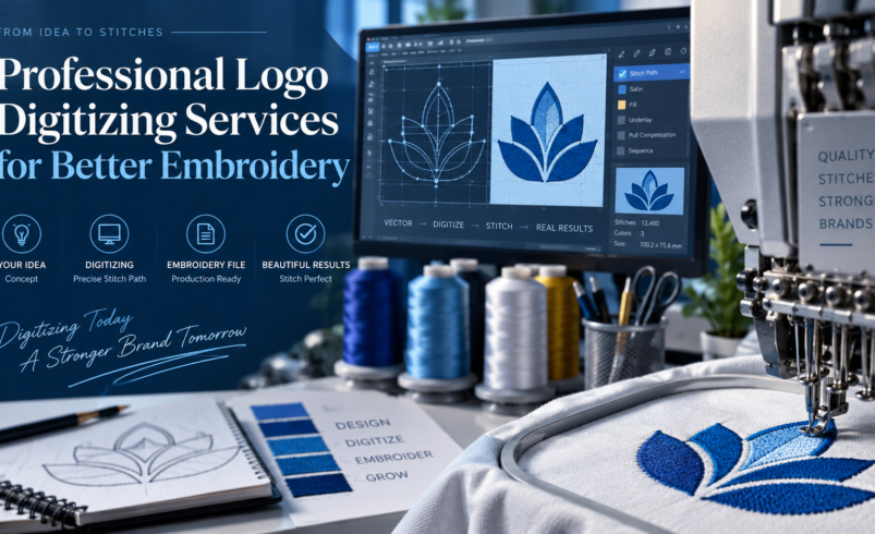 Professional Logo Digitizing Services for Better Embroidery
