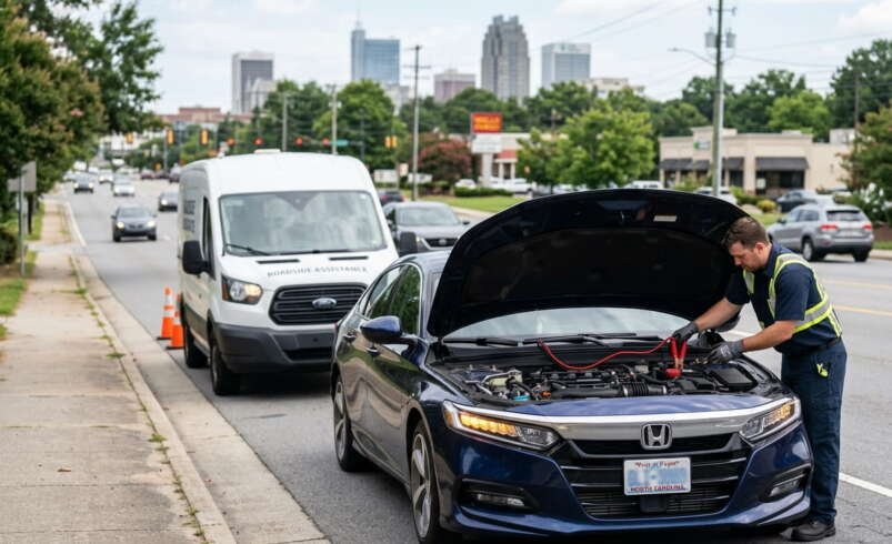 Simple Ways to Handle a Dead Car Battery During a Roadside Emergency in Raleigh NC