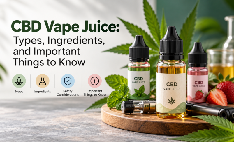 CBD Vape Juice: Types, Ingredients, and Important Things to Know