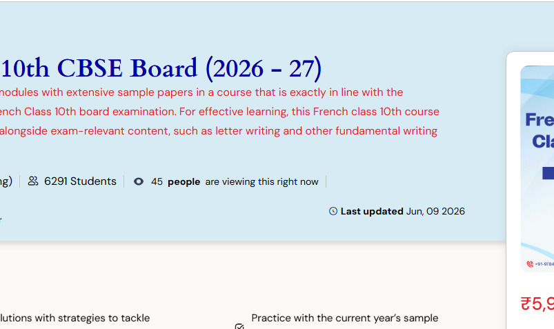 french cbse
