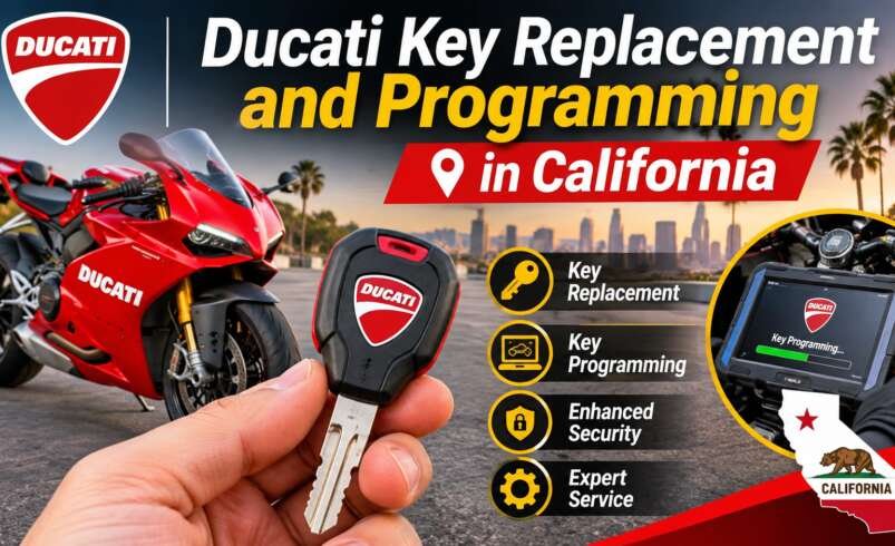 Ducati Key Replacement and Programming in California