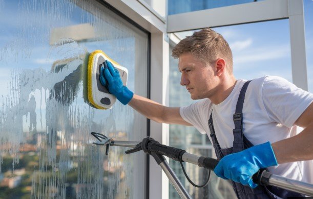 Total Wash and Stripe: Commercial Window Cleaning in Burleson for a Brighter Business Environment